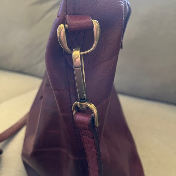 Madewell Leather Tote in Burgundy/Oxblood - Picture 4 of 6